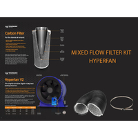 Mixed Flow Filter Kit – Hyperfan V2 150mm /6"