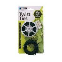 Twist Ties 30m Green with extra roll